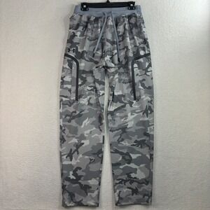 Under Armour Sportstyle Elite Cargo Jogger Pant Men M Gray Camo Stretch Sweat